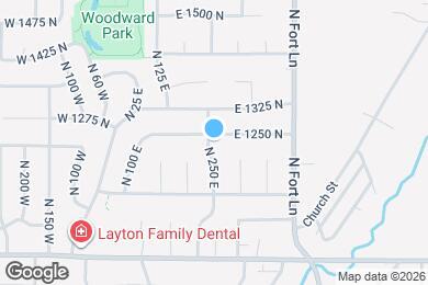 Map image of the property - 1242 N 250 E