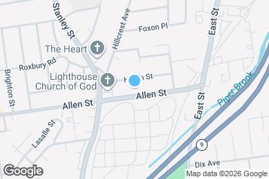 Map image of the property - 608 Allen St