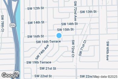 Map image of the property - 7313 SW 16th Terrace