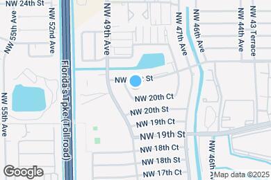 Map image of the property - 2060 NW 48th Terrace