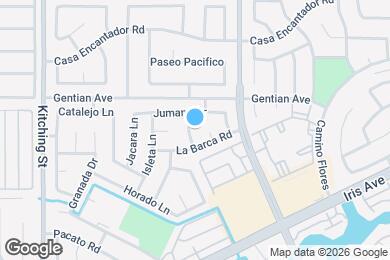 Map image of the property - 15550 La Entrada Dr