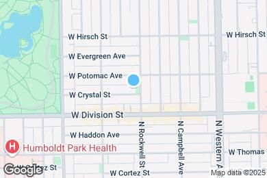 Map image of the property - 2608 W Crystal St