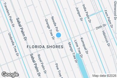 Map image of the property - 2526 Needle Palm Dr