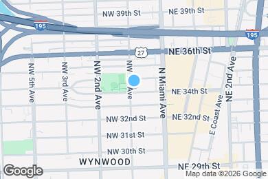 Map image of the property - 3401 NW 1st Ave