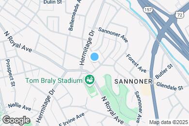 Map image of the property - 711 Grandview Ave