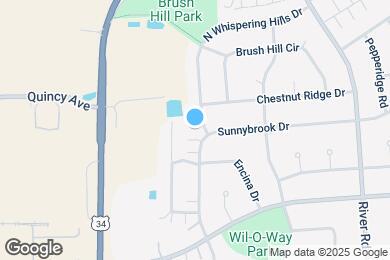 Map image of the property - 9 N Whispering Hills Dr