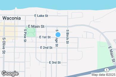 Map image of the property - 401 E 1st St
