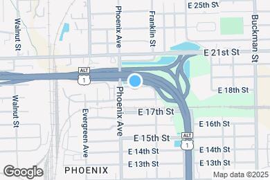 Map image of the property - 1138 E 19th St