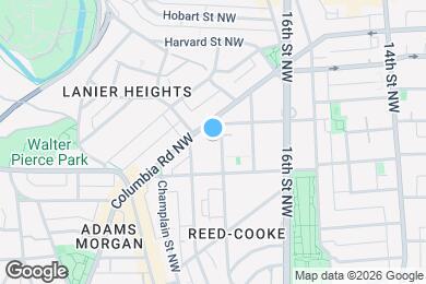 Map image of the property - 2526 17th St NW