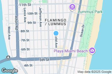 Map image of the property - 719 Euclid Ave