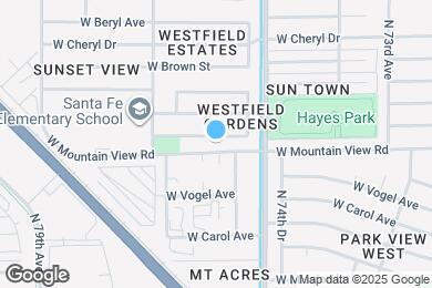 Map image of the property - 7551 W Turquoise Ave