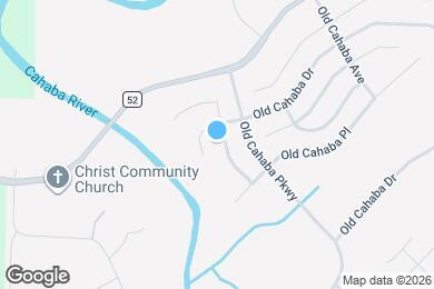 Map image of the property - 433 Old Cahaba Way