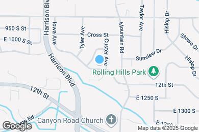 Map image of the property - 1338 Henderson Dr