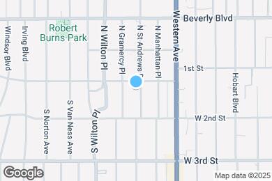Map image of the property - 115 S St Andrews Pl