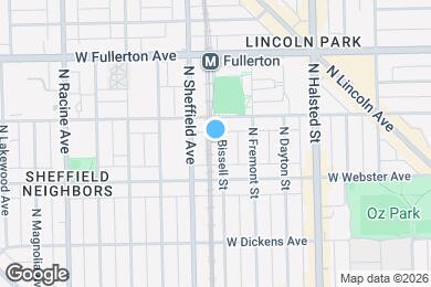 Map image of the property - 2232 N Bissell St