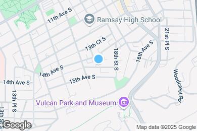 Map image of the property - 1716 14th Ter S