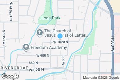 Map image of the property - 924 W 1020 N