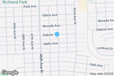 Map image of the property - 205 44th Ave N