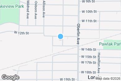 Map image of the property - 1322 Brownell Ave