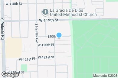 Map image of the property - 3639 W 120th St