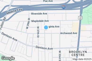 Map image of the property - 3741 W 36th St