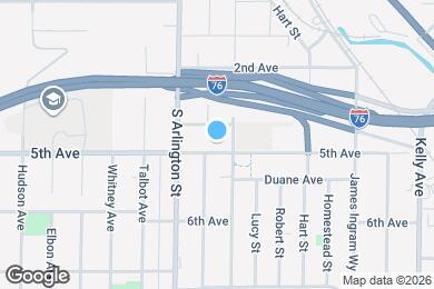 Map image of the property - 1133 5th Ave