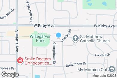 Map image of the property - 1703 Georgetown Dr