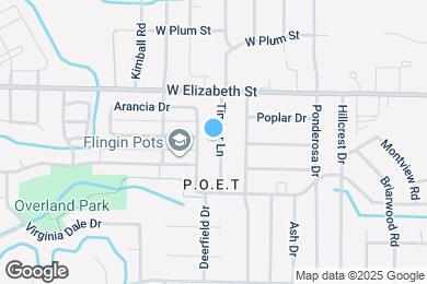 Map image of the property - 1101 Timber Ln