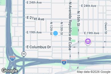 Map image of the property - 1207 E 18th Ave