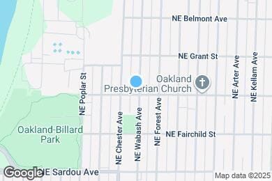 Map image of the property - 1001 NE Wabash Ave