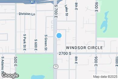 Map image of the property - 2597 S 700 E