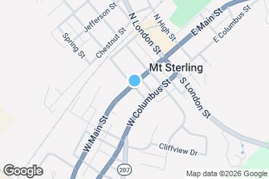 Map image of the property - 107 W Main St