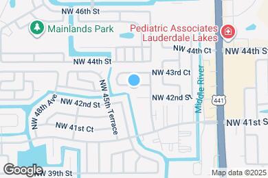 Map image of the property - 4440 NW 43rd St