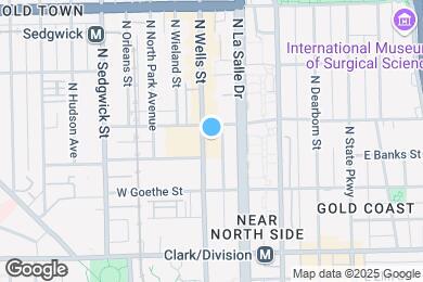 Map image of the property - 1349 N Wells St