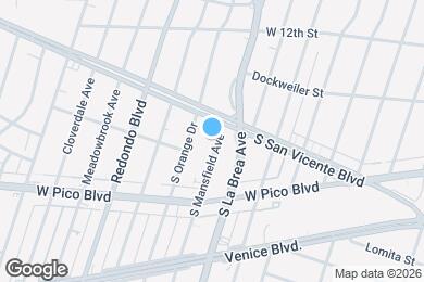 Map image of the property - 1321 S Mansfield Ave