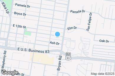 Map image of the property - 1212 White Oak Drive