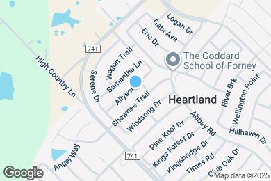 Map image of the property - 2026 Allyson Dr.