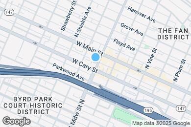 Map image of the property - Cary West Apartments
