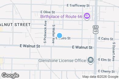 Map image of the property - 1520 E Cairo St