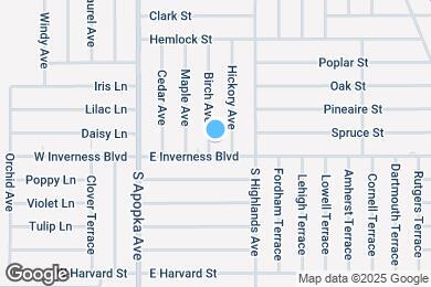 Map image of the property - 1018 Birch Ave