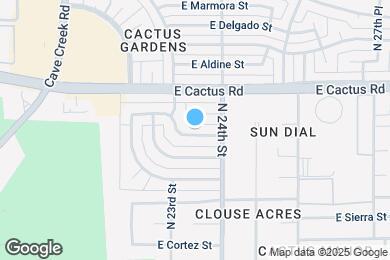 Map image of the property - 2324 E Paradise Dr