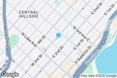 Map image of the property - 118 E 3rd St