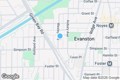 Map image of the property - 2123 Wesley Ave
