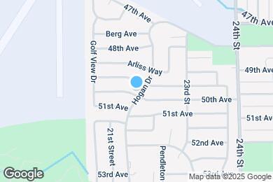 Map image of the property - 2121 50th Ave