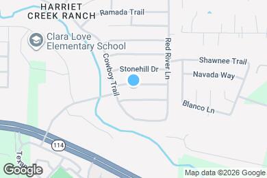Map image of the property - 1920 Caddo Springs Dr