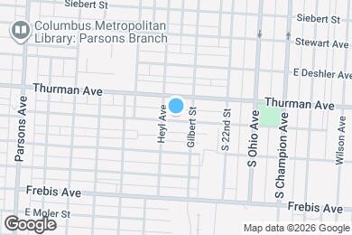 Map image of the property - 732 E Mithoff St