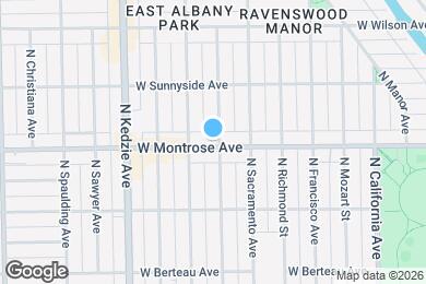 Map image of the property - 3034 W Montrose Ave