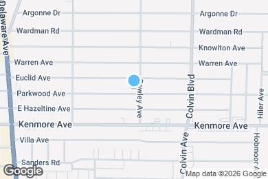 Map image of the property - 206 Parkwood Ave
