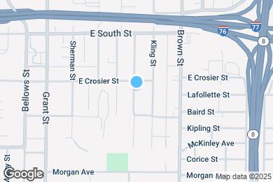 Map image of the property - 849 Beardsley St