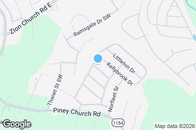 Map image of the property - 807 Chastain Ave